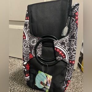 Serving tray storage bag.